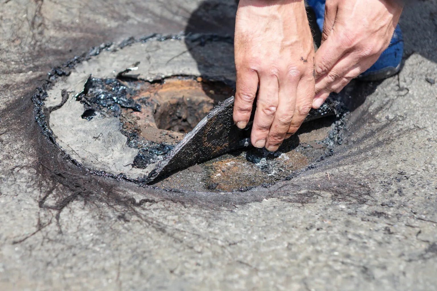 Commercial Roof Membrane Puncture Repair in Rialto, CA