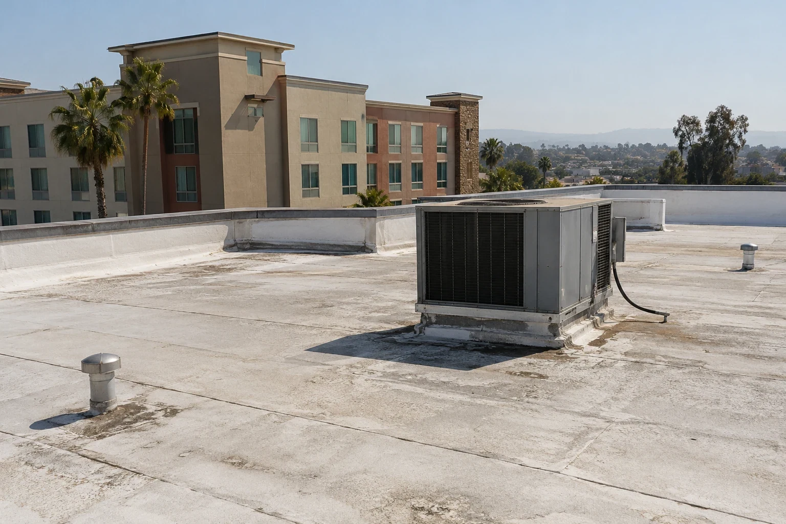 Commercial Hotel Roofing in Rialto, CA