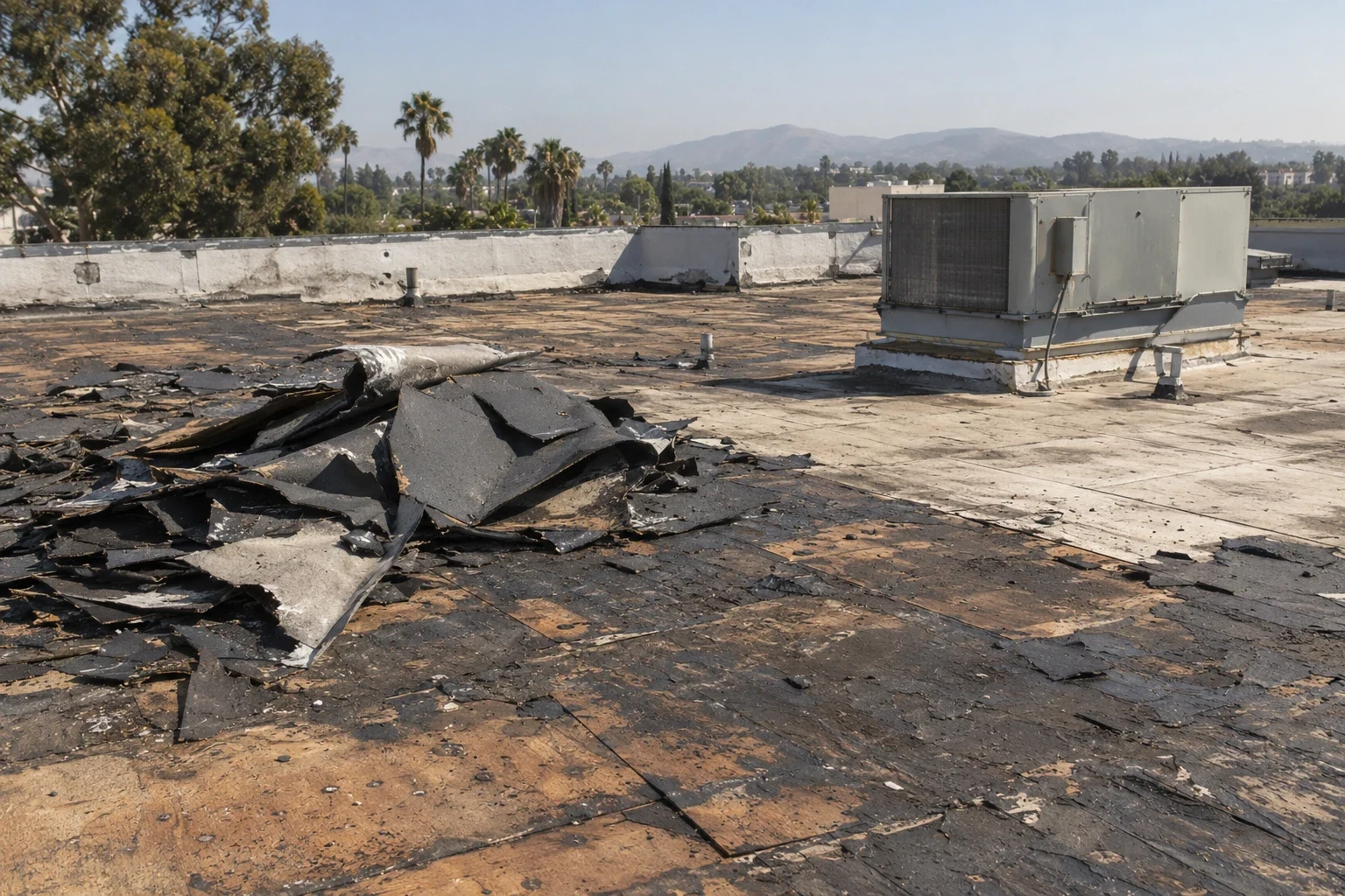 Commercial Roof Replacement in Rialto, CA