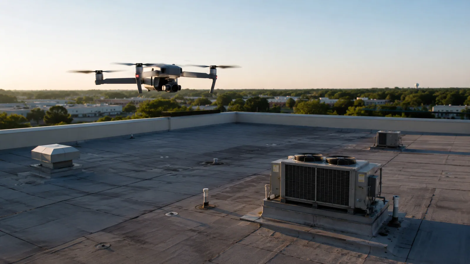 Drone Roof Inspection in Rialto, CA