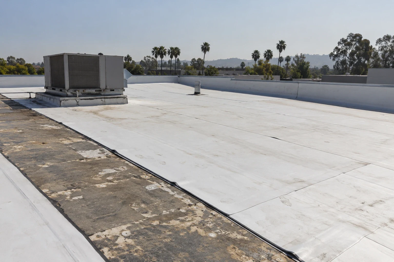 Commercial Roof Recover in Rialto, CA